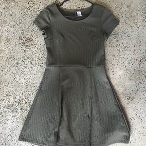 Green circle dress